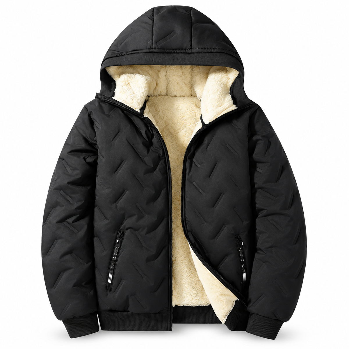 FrostHaven™ Fleece-Lined Hooded Jacket