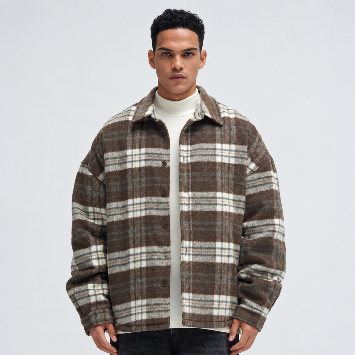 TimberWool™ Plaid Wool-Blend Shirt Jacket